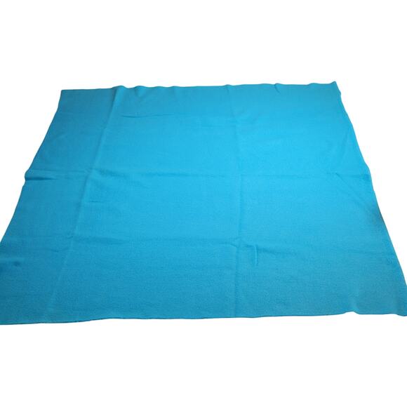 Turquoise Blue Fleece Fabric 35 x 35" Soft Warm Material for Craft Sewing - Picture 1 of 7